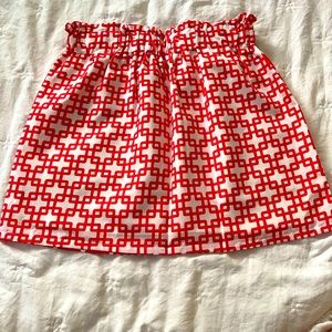 LaRoque Cream and Orange Skirt